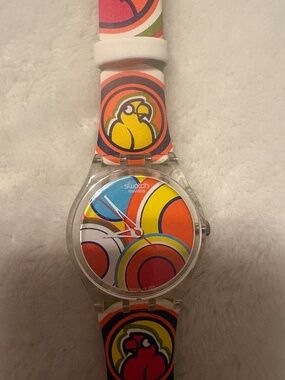 Swatch Watch multi colors with Bird